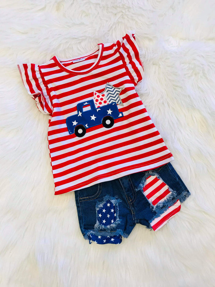 4th Of July Truck Set
