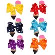 5 in Polka Dot Pencil Bows