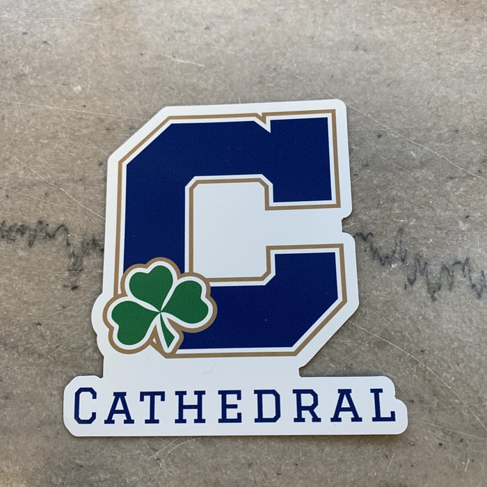6x6 inch Block "C" Cathedral Magnet