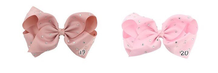 8 Ich Rhinestone Bows