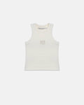 94' Gothic U Halter Tank Top White