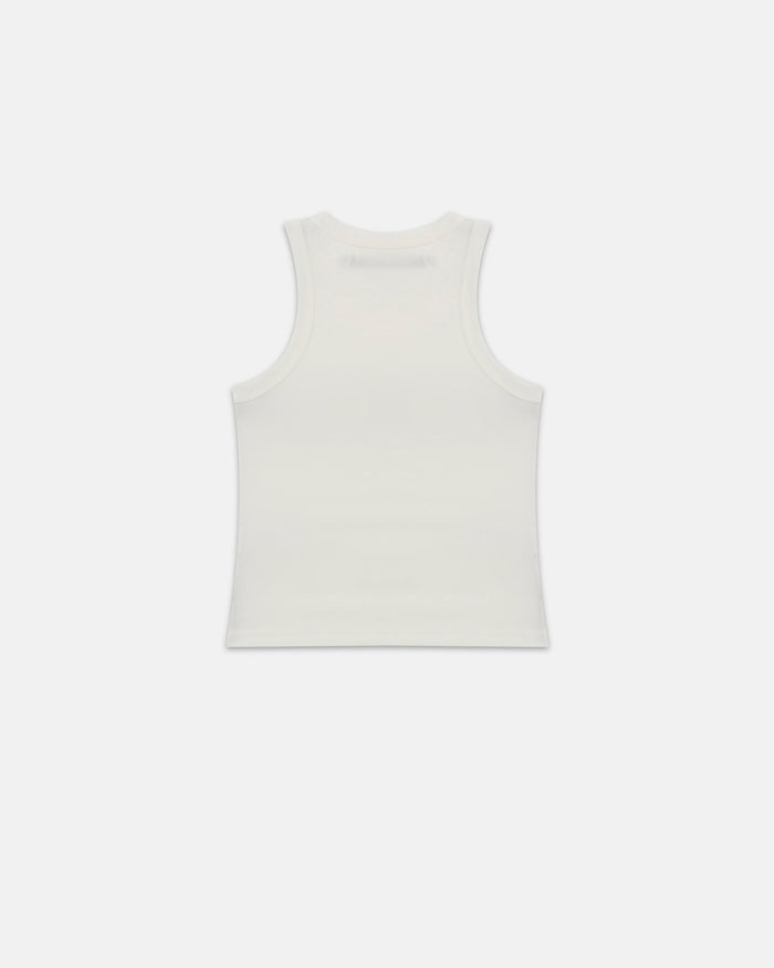 94' Gothic U Halter Tank Top White