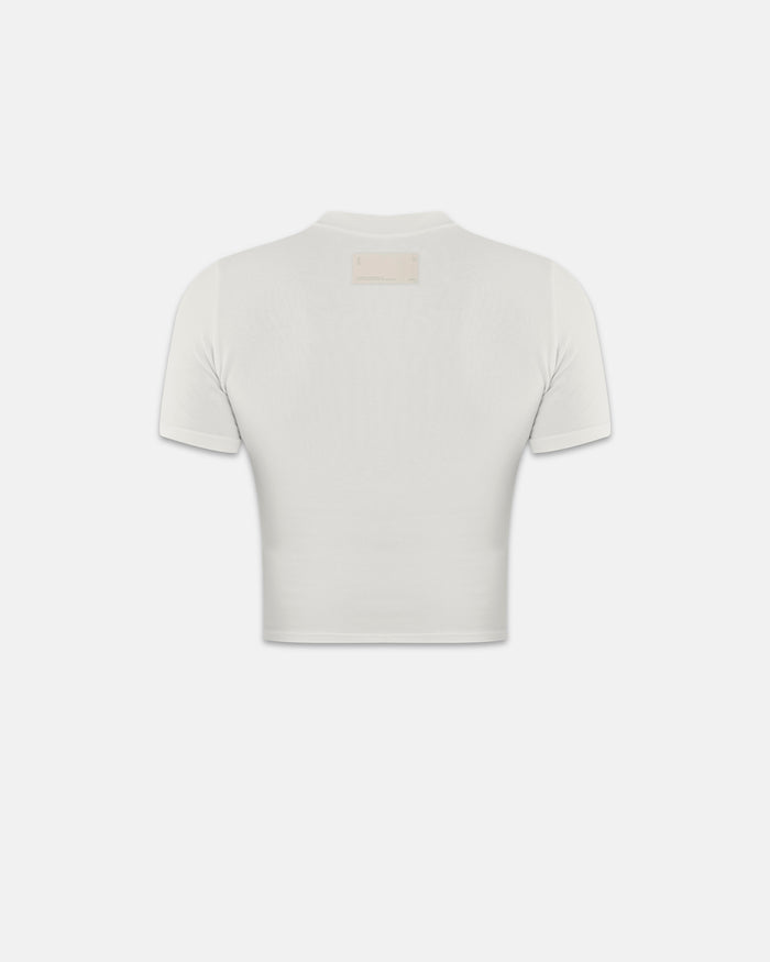 94' Gothic UG Long Baby Tee White