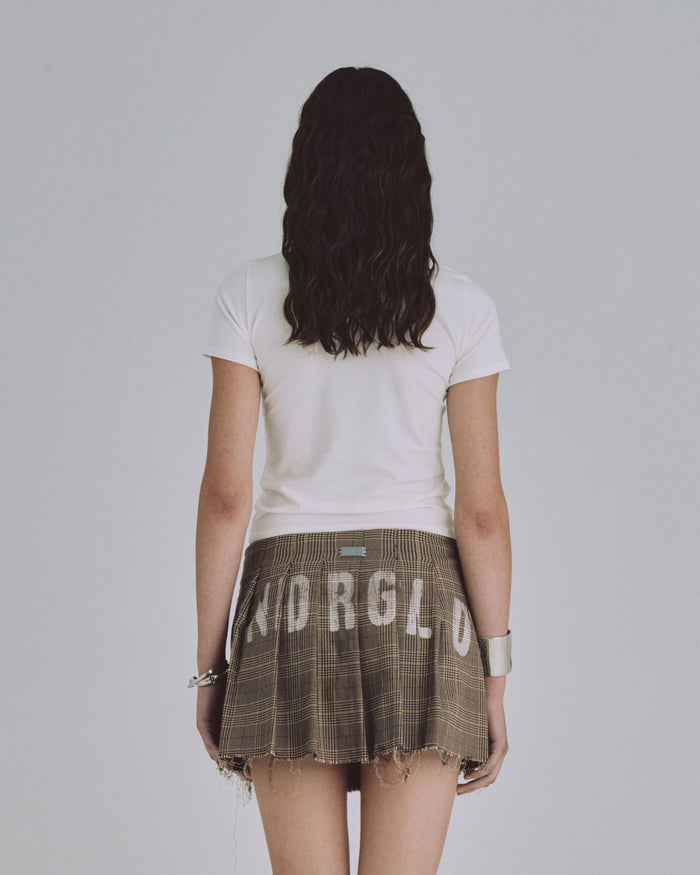 94' Gothic UG Long Baby Tee White