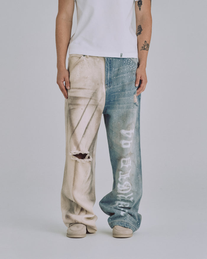 94' UNDRGLD Wide Jeans Mechanic Dual