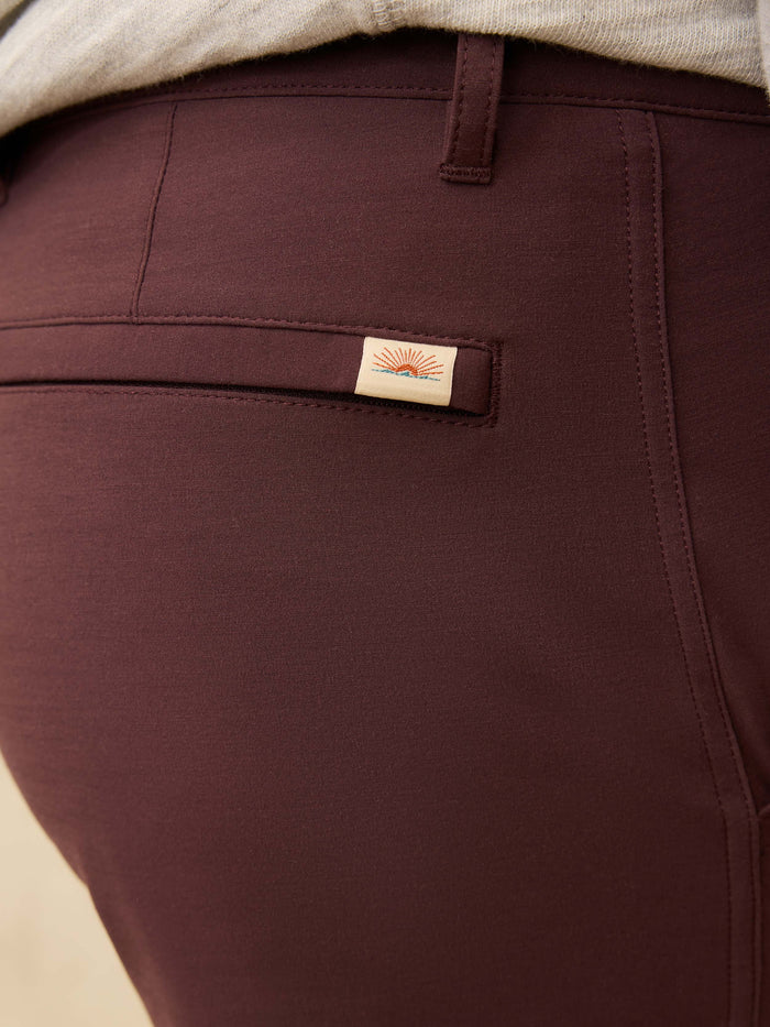 | All Day™ Short (7") - Mountain Burgundy | Faherty Brand