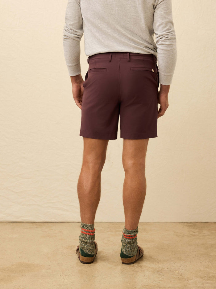 | All Day™ Short (7") - Mountain Burgundy | Faherty Brand