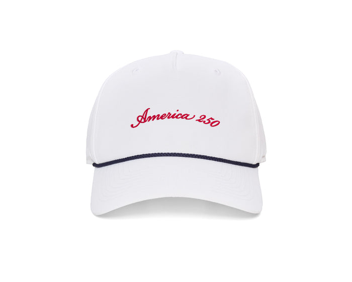 America 250 Performance Rope Hat: White