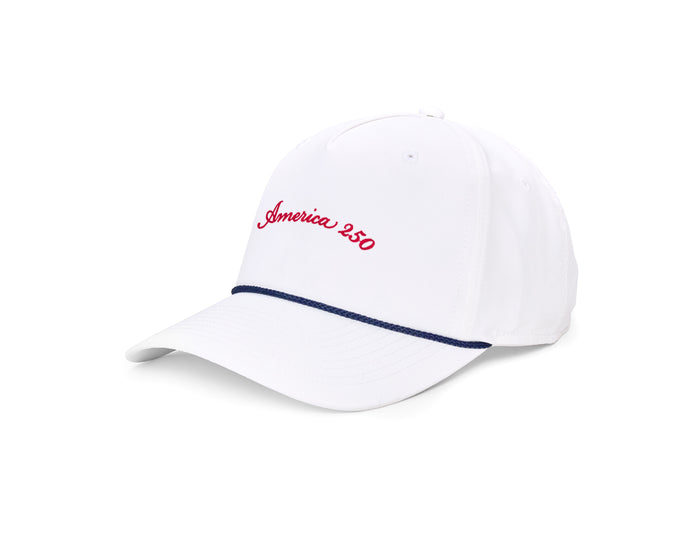America 250 Performance Rope Hat: White
