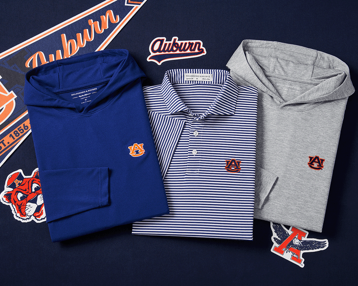 Auburn University Stowe Hoodie: Heathered Gray
