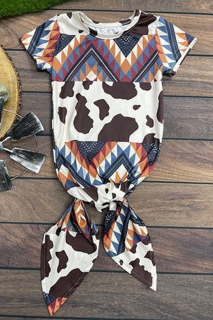 Aztec Brown Cow Sleeper