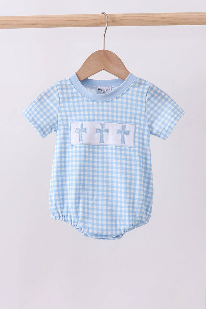 Baby Boys Blue Cross Bubble