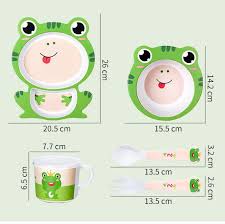 Bamboo Fiber Kids Dinner Set