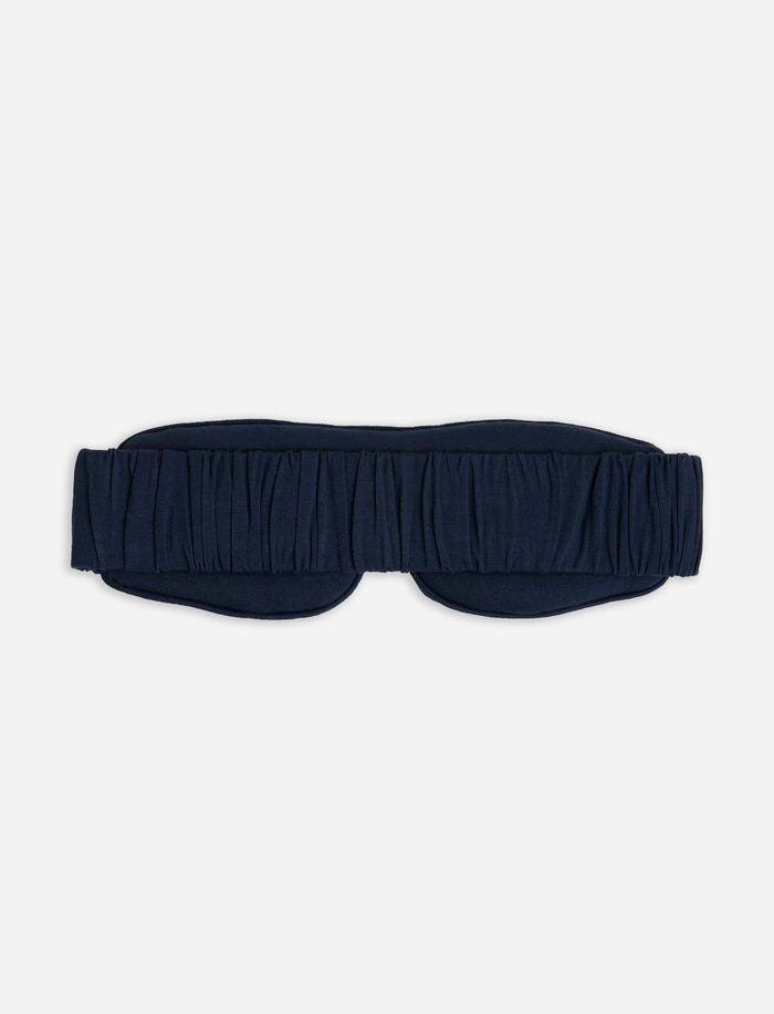 Navy sleep mask with white background |Color:Navy