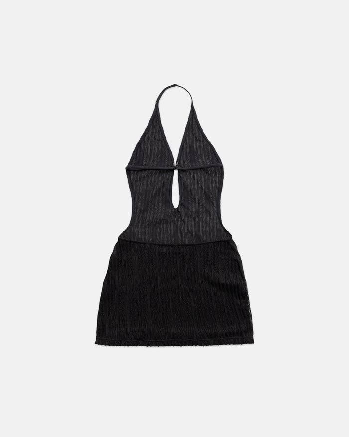 Basics Transparent Dress Black