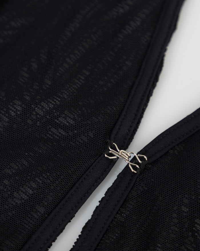 Basics Transparent Dress Black