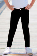 Blk Jeggings w/lace