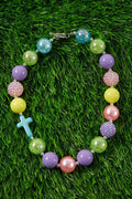 Blue Cross Necklace