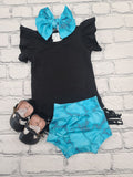 Blue Fringe Bummies