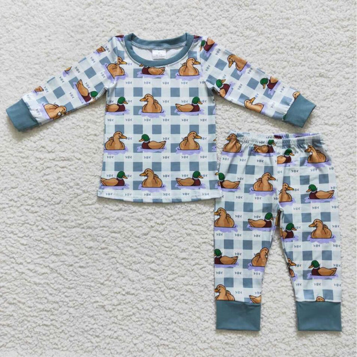 Blue/Green Duck PJ 2pc