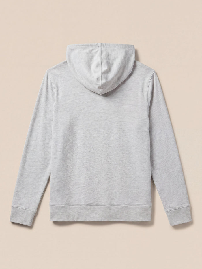| Boston Celtics Sunwashed Organic Hoodie - Light Grey Heather | Faherty Brand