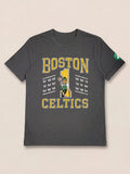 | Boston Celtics Sunwashed Regenerative Tee - Graphite | Faherty Brand