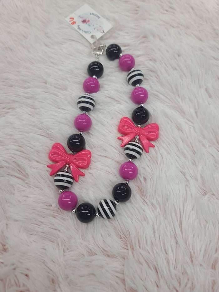 Bow Bubble Necklace