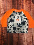 Boys Blk/White/Orange Ghost Shirt