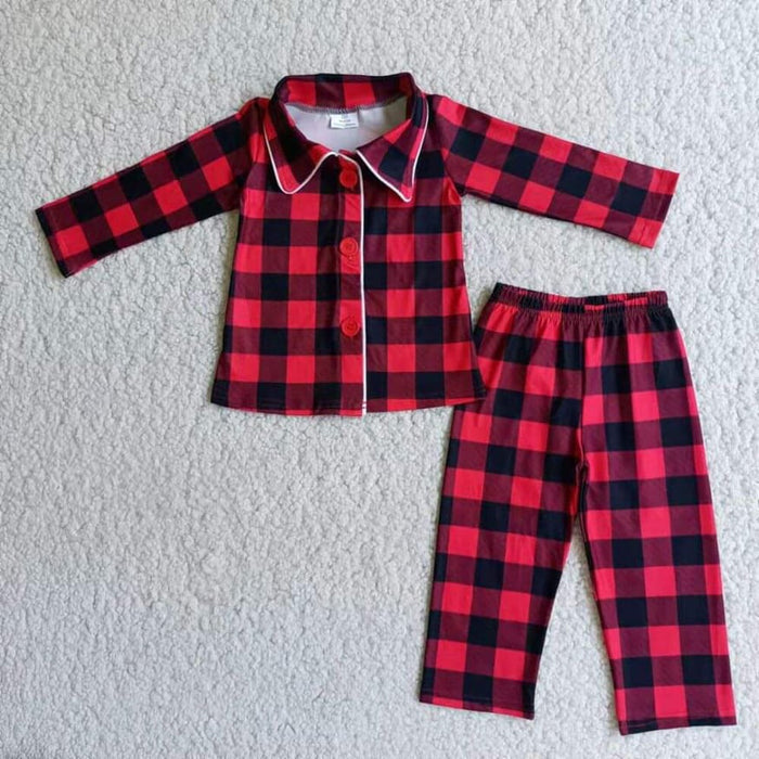 Boys Buffalo Plaid PJs