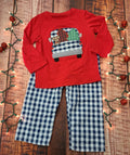 Boys Christmas Dog Truck 2pc