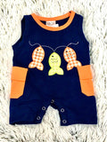 Boys Fish Romper
