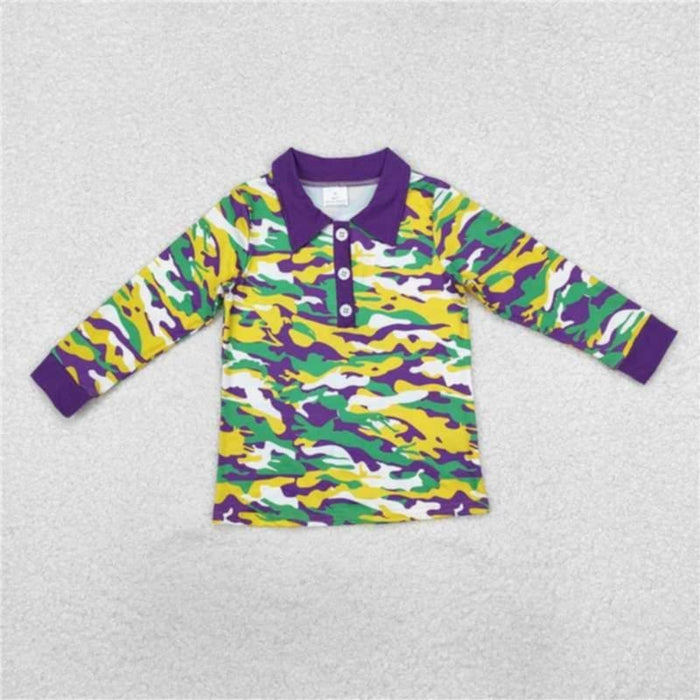 Boys Mardi Gras Pullover Shirt