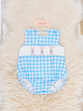Breezy Bunnies Embroidered Romper