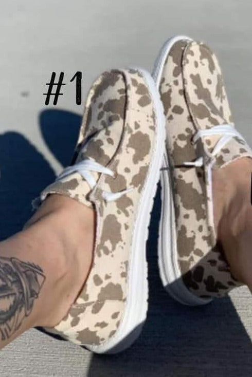 Brown Cow canvas shoe