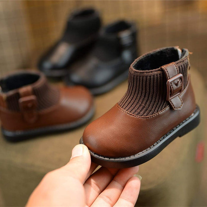 Brown Dress shoe w/buckle