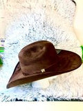 Brown Suede Hat