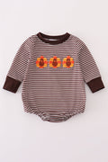 Brown turkey french knot stripe bubble