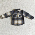 Brown/Navy Plaid Flannel