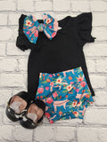 Bummie Set Floral Pig
