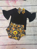 Bummie Set Leopard Sunflower