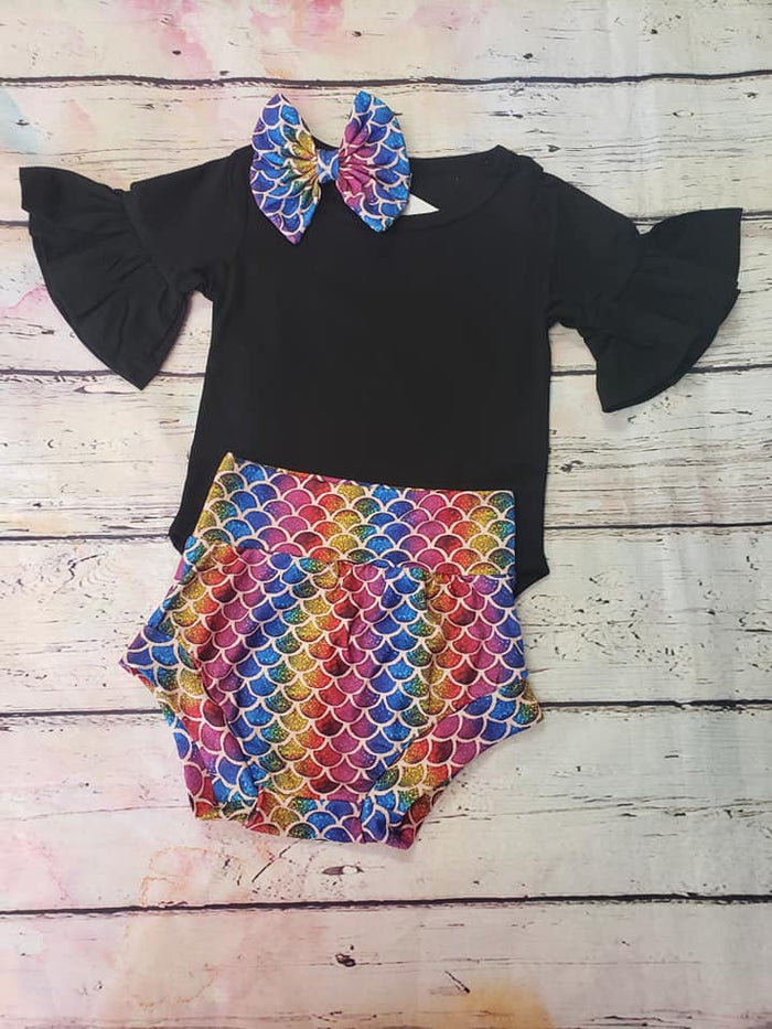 Bummie Set Rainbow Mermaid