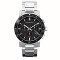 Burberry BU9380 The City Men's Silver & Black Dial Watch
