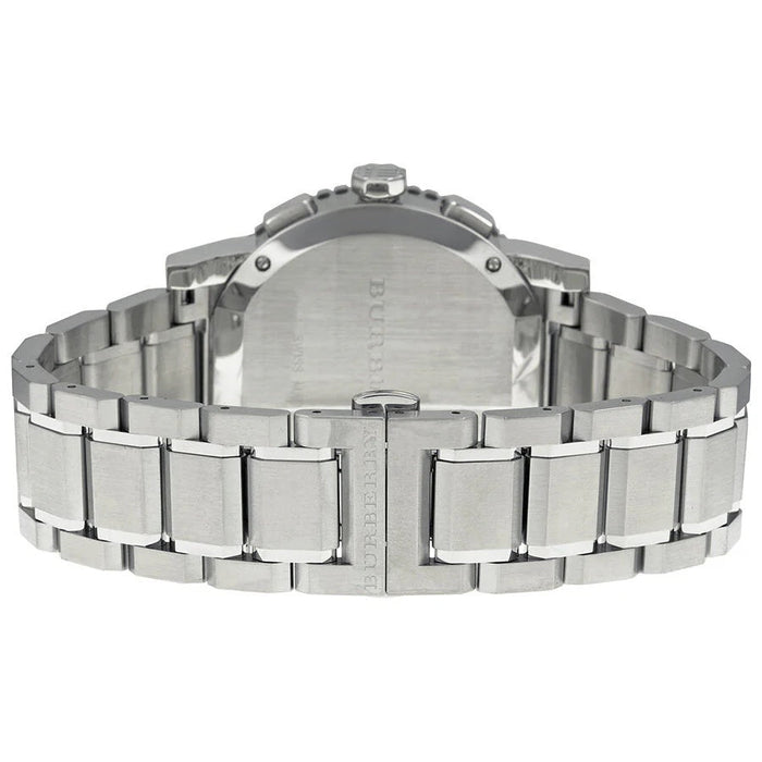 Burberry BU9380 The City Men's Silver & Black Dial Watch