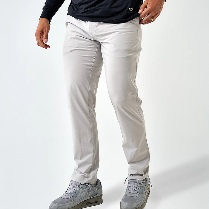 Burlebo Perf Performance Pants- stone grey