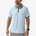 Burlebo Ringer Performance Polo - Duck Season - White