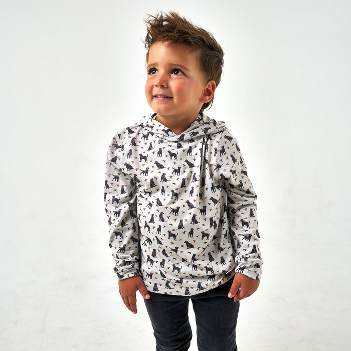 Burlebo Youth Performance Hoodie - Ducks and Dogs