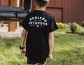 Burlebo youth ss tee - Burlebo outdoors logo - black