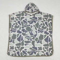 Camo Poncho Towel w/Hood