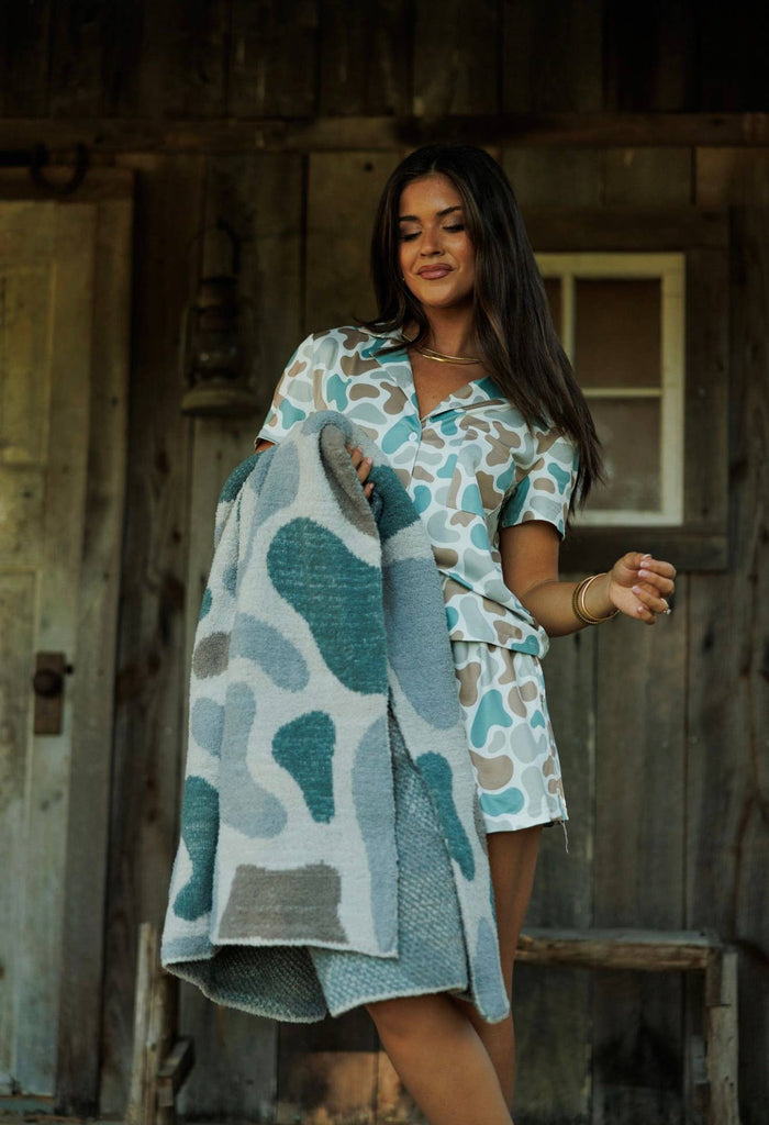 Camo Throw Blanket