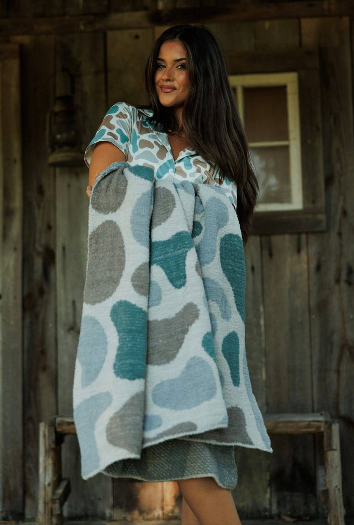 Camo Throw Blanket